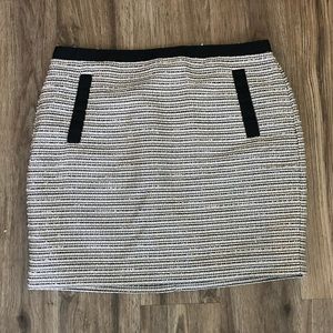 Loft Tweed Shimmer Skirt